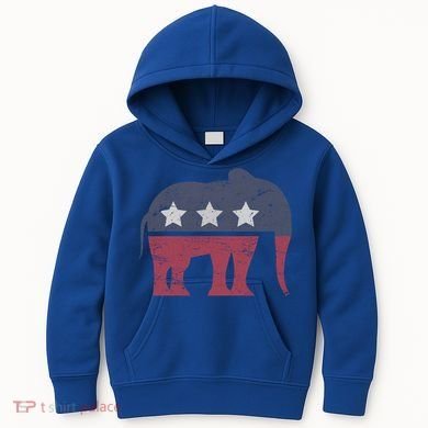 Republican Elephant Cool Support Donald Trump Cute Gift Kids Hoodie