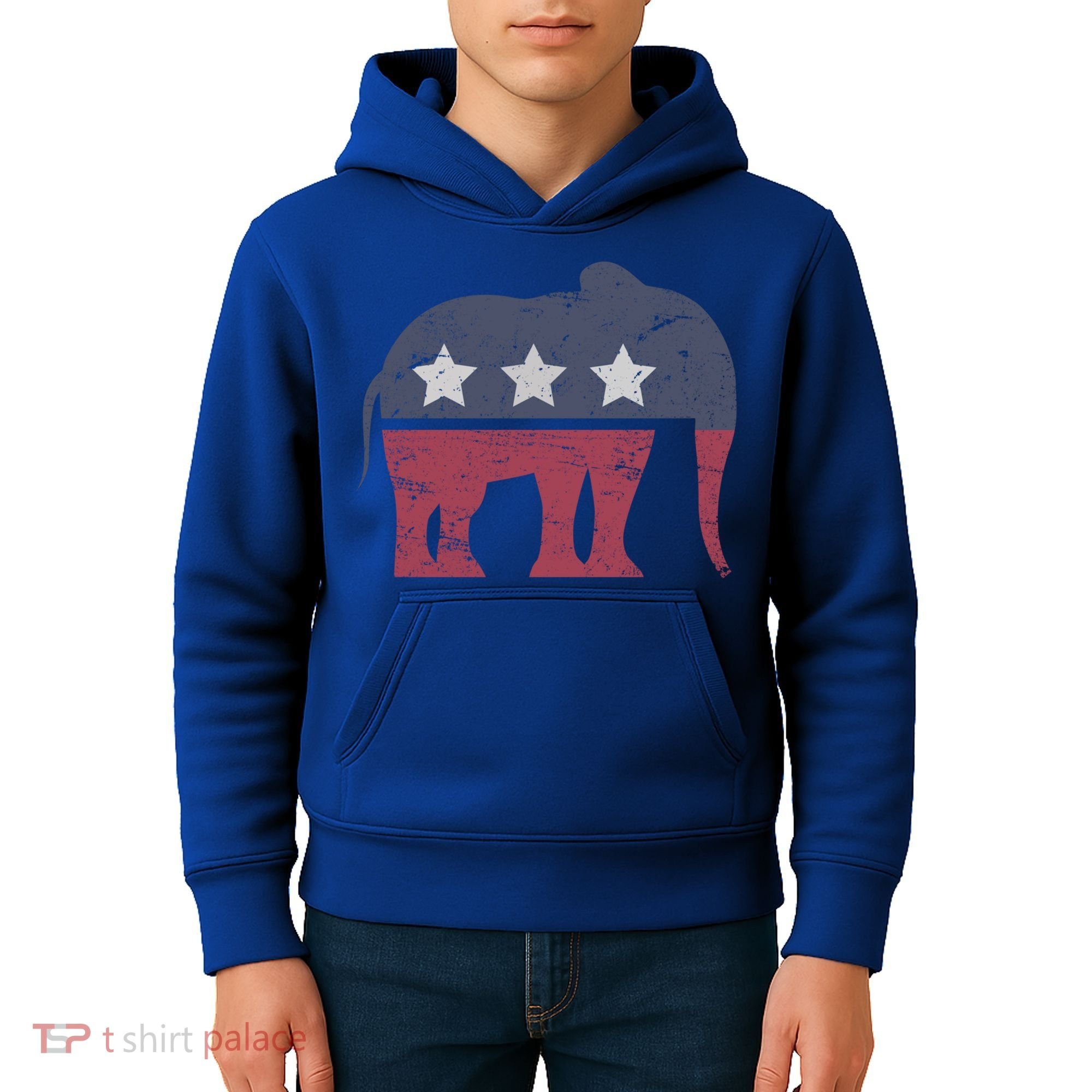 Republican Elephant Cool Support Donald Trump Cute Gift Kids Hoodie