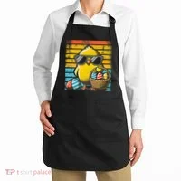Retro Easter Chick Women Funny Easter Apron thumb 2