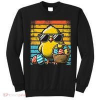 Retro Easter Chick Women Funny Easter Sweatshirt thumb 0