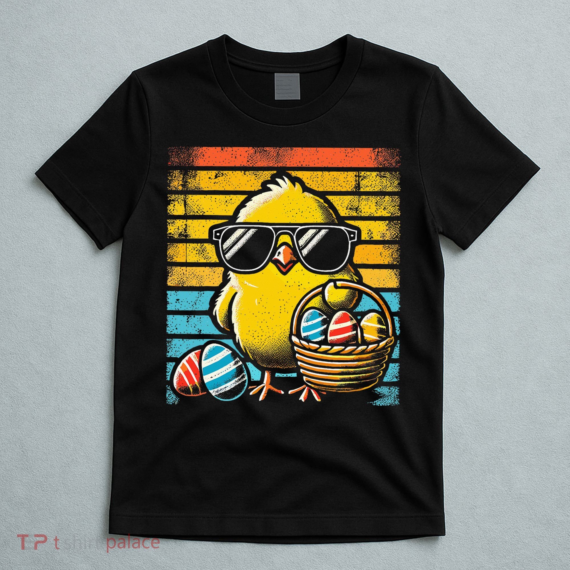 Retro Easter Chick Women Funny Easter T-Shirt