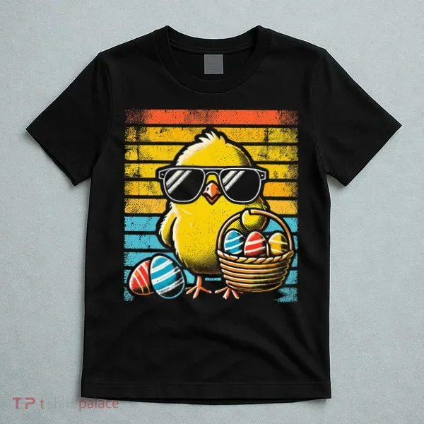 Retro Easter Chick Women Funny Easter T-Shirt