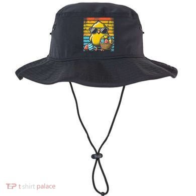 Retro Easter Chick Women Funny Easter Bucket Hat