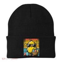 Retro Easter Chick Women Funny Easter Beanie thumb 0