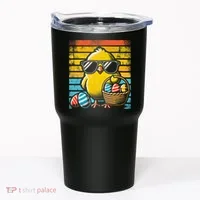 Retro Easter Chick Women Funny Easter Tumbler thumb 0