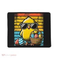 Retro Easter Chick Women Funny Easter Mousepad thumb 0