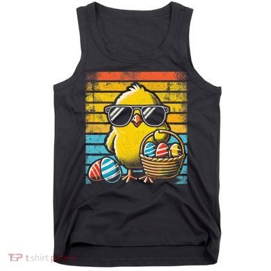 Retro Easter Chick Women Funny Easter Tank Top