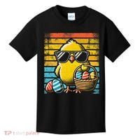 Retro Easter Chick Women Funny Easter Kids T-Shirt thumb 0