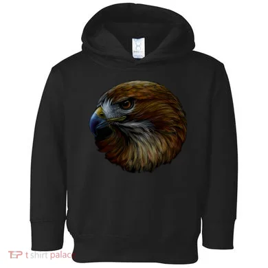 Realistic Eagle Close Up Toddler Hoodie