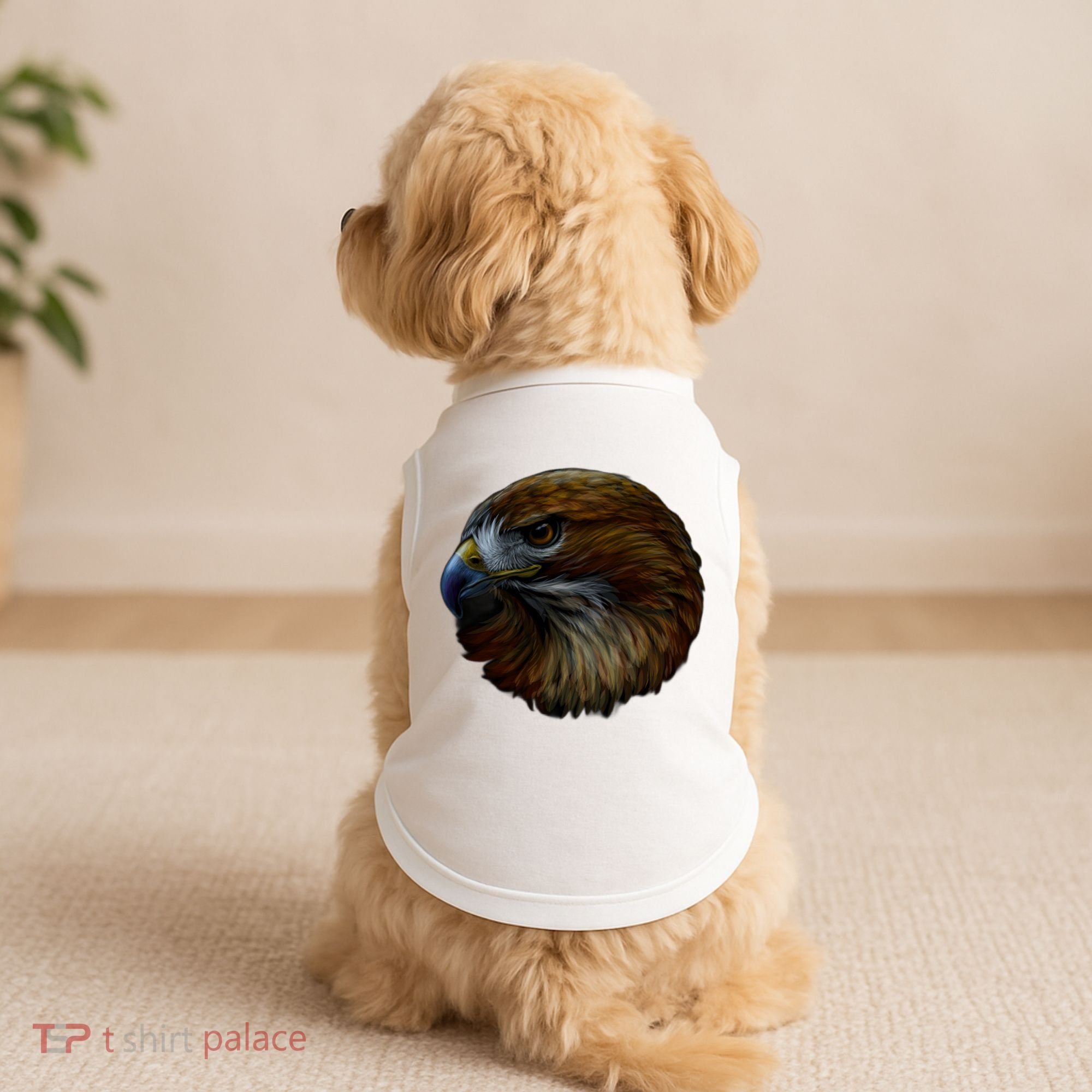 Realistic Eagle Close Up Doggie Tank