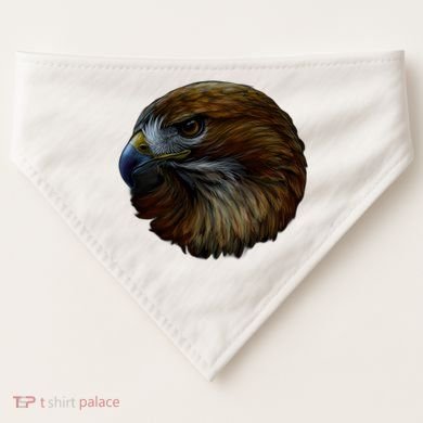 Realistic Eagle Close Up USA-Made Doggie Bandana