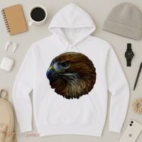 Realistic Eagle Close Up Hoodie thumb 3