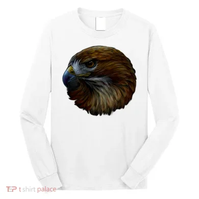 Realistic Eagle Close Up Long Sleeve Shirt