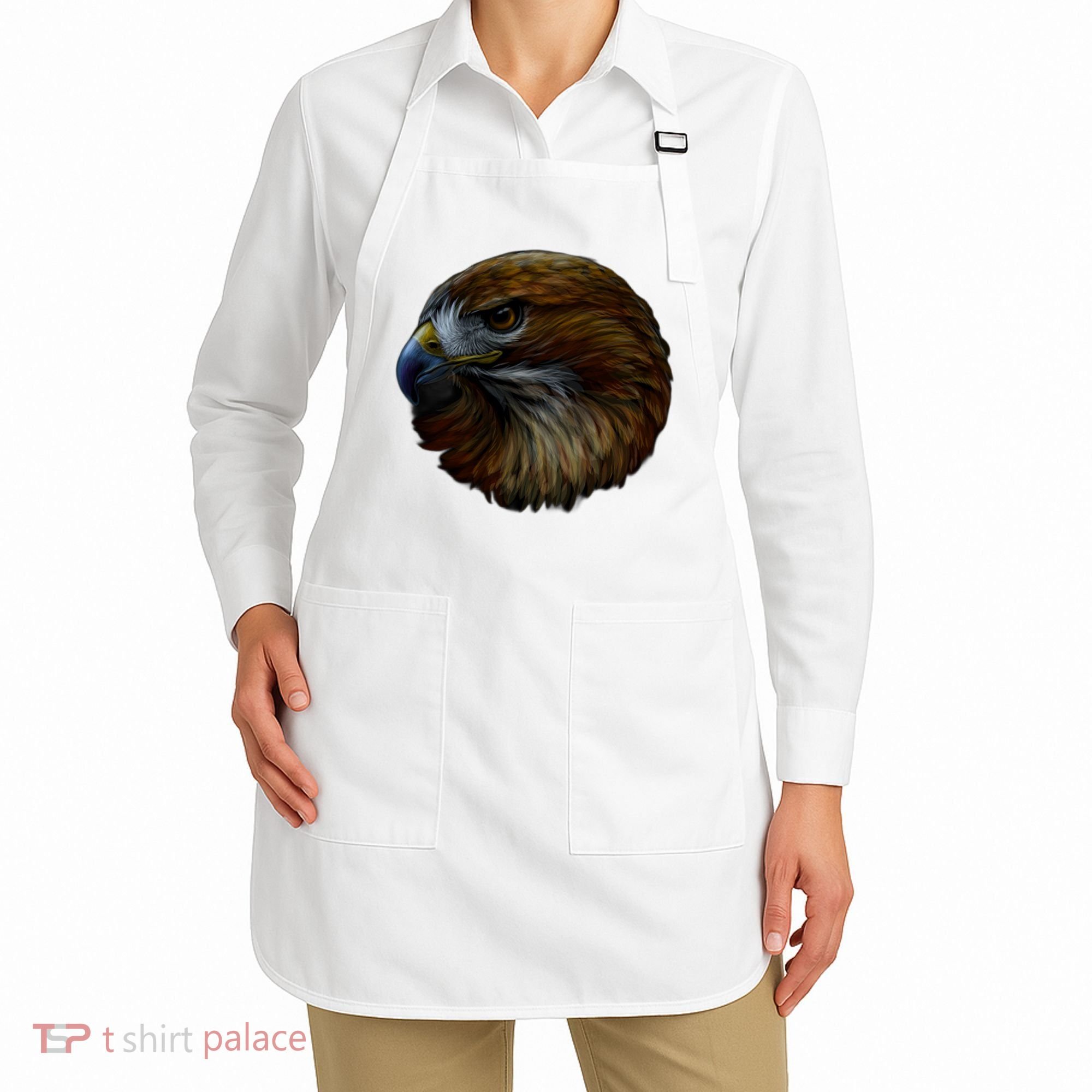 Realistic Eagle Close Up Apron