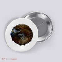 Realistic Eagle Close Up Button thumb 0