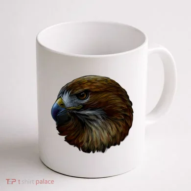 Realistic Eagle Close Up Coffee Mug back