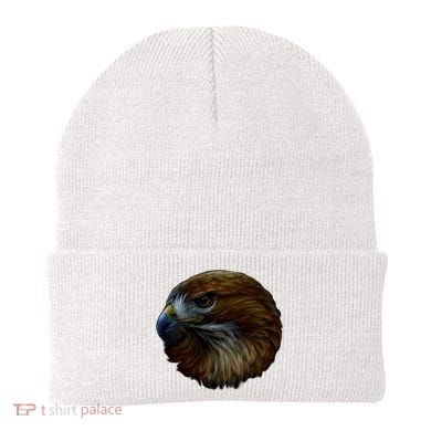 Realistic Eagle Close Up Beanie
