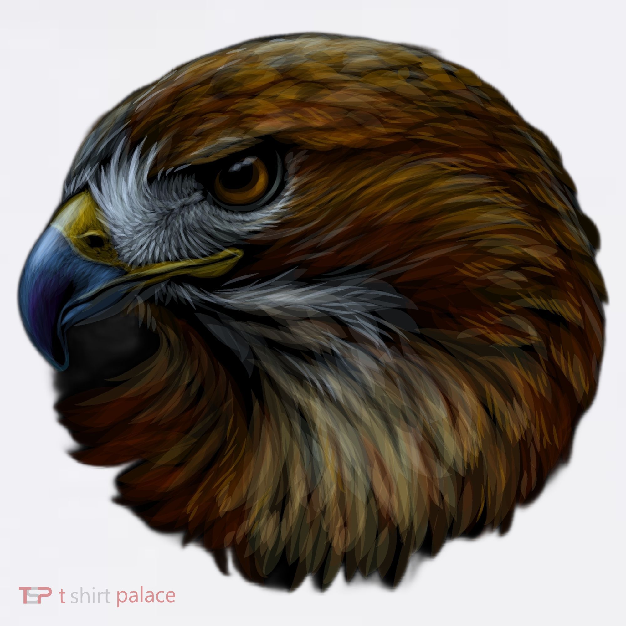 Realistic Eagle Close Up Polo