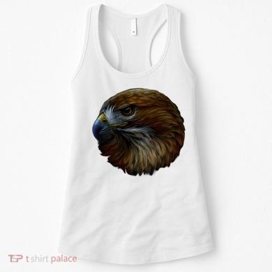 Realistic Eagle Close Up Women's Tank Top
