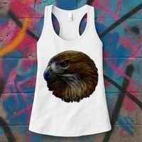 Realistic Eagle Close Up Women's Tank Top thumb 3
