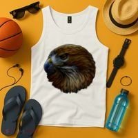Realistic Eagle Close Up Tank Top thumb 4