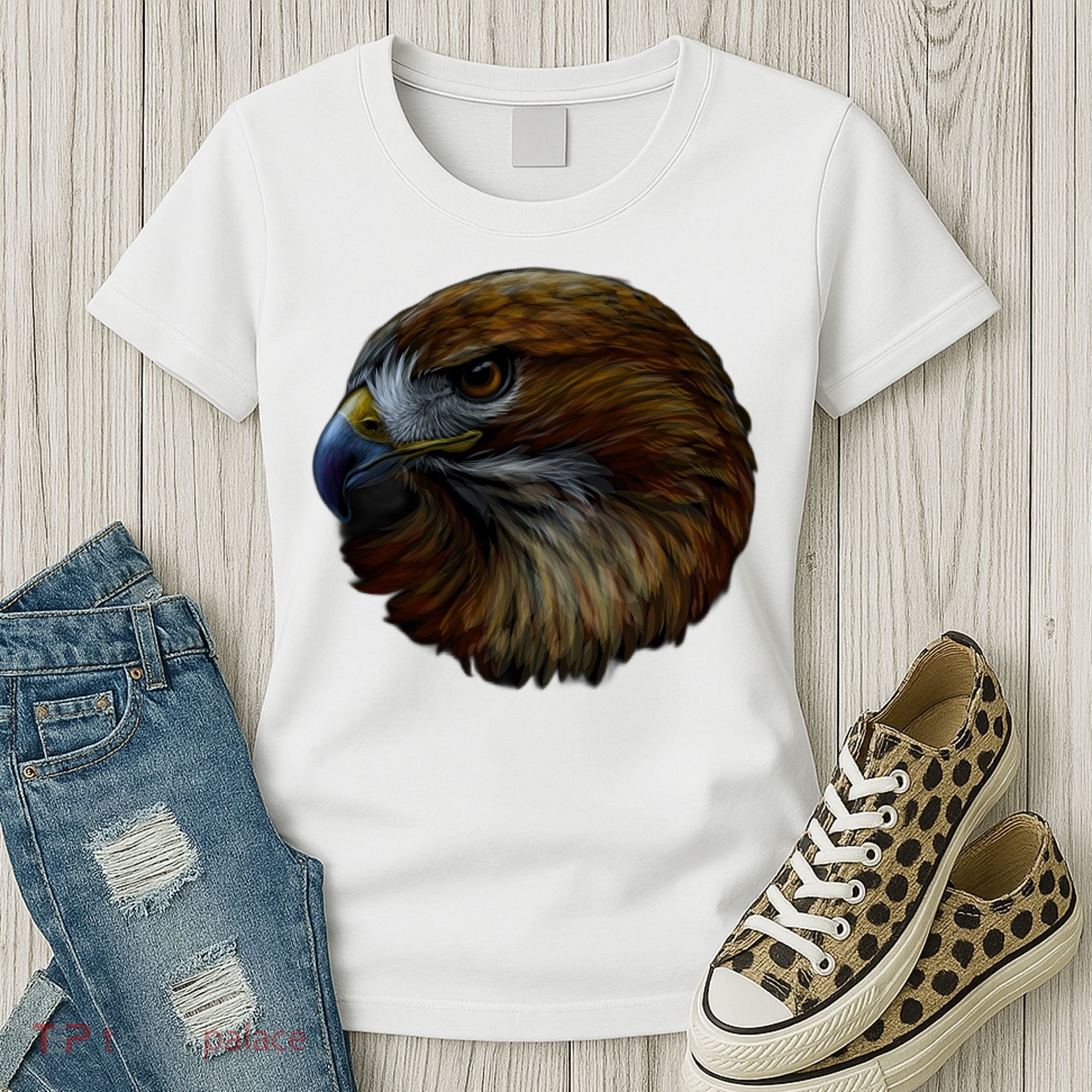 Realistic Eagle Close Up Women's T-Shirt