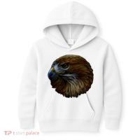 Realistic Eagle Close Up Kids Hoodie thumb 0
