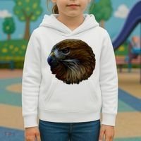 Realistic Eagle Close Up Kids Hoodie thumb 3