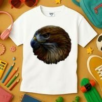 Realistic Eagle Close Up Kids T-Shirt thumb 3