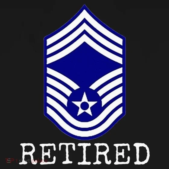 Retired E9 Chief Master Sergeant T-Shirt retirement design