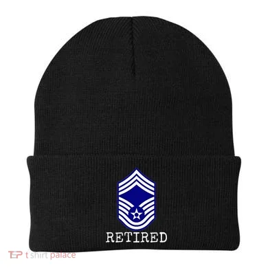 Retired E9 Chief Master Sergeant Beanie