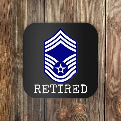 Retired E9 Chief Master Sergeant Coaster