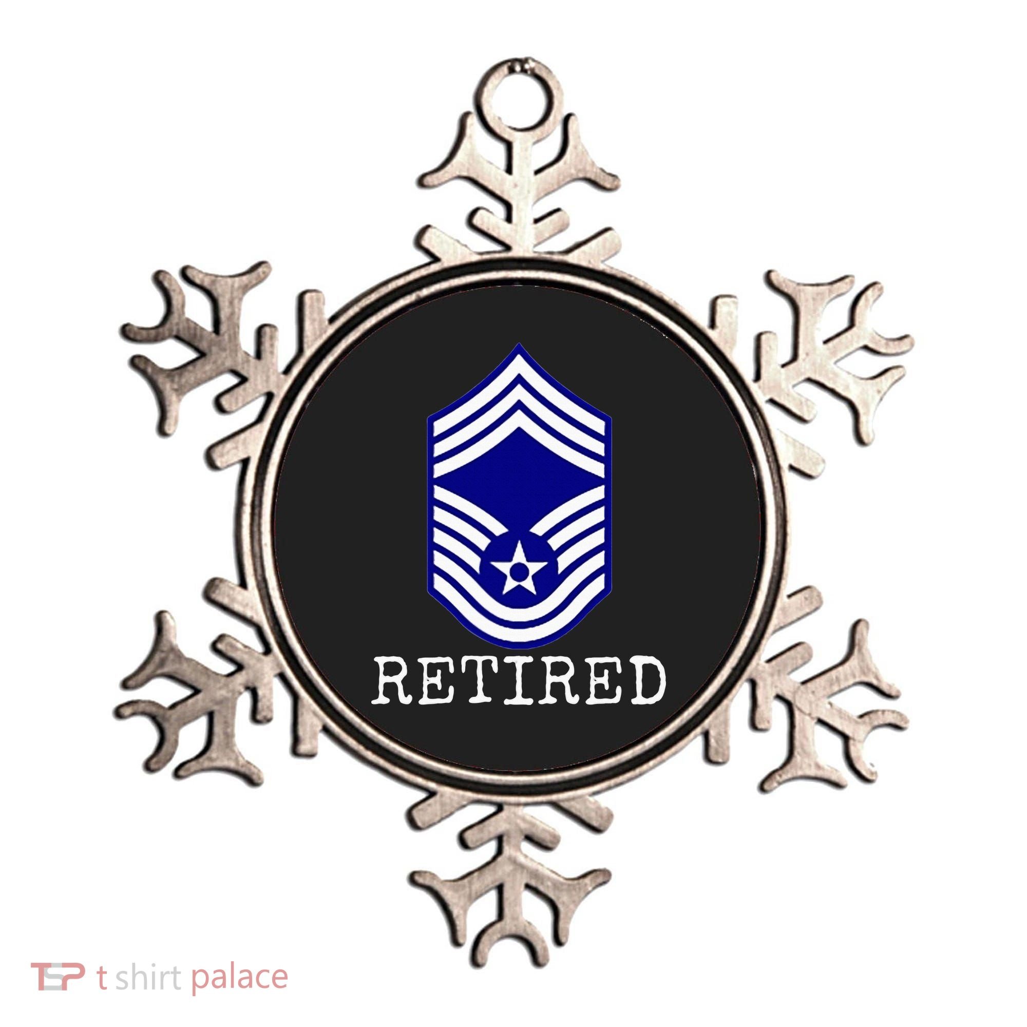 Retired E9 Chief Master Sergeant Ornament