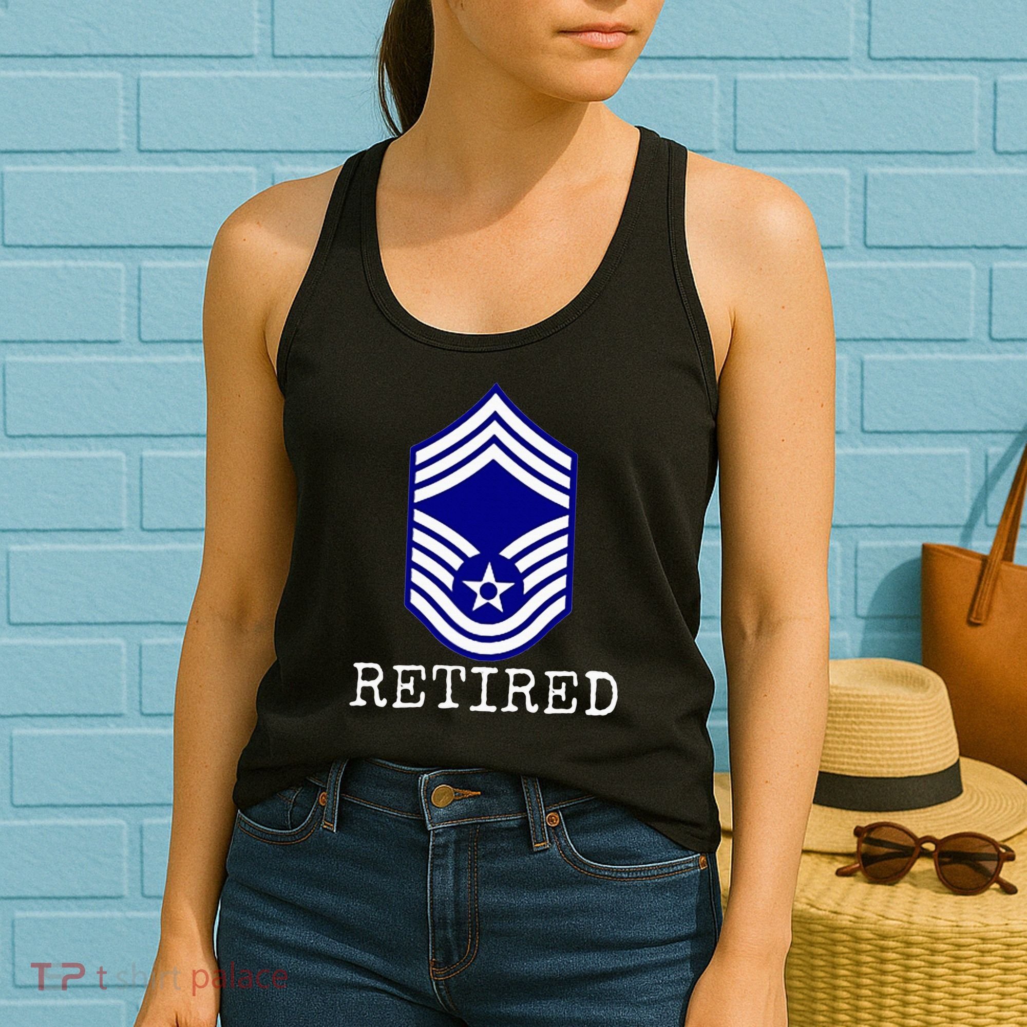 Retired E9 Chief Master Sergeant Women's Tank Top