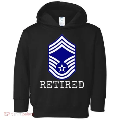 Retired E9 Chief Master Sergeant Toddler Hoodie