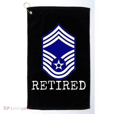 Retired E9 Chief Master Sergeant Golf Towel