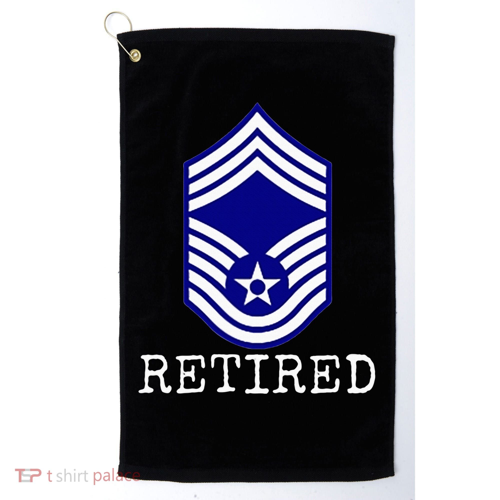 Retired E9 Chief Master Sergeant Golf Towel