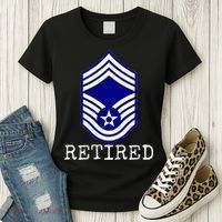 Retired E9 Chief Master Sergeant Women's T-Shirt thumb 3