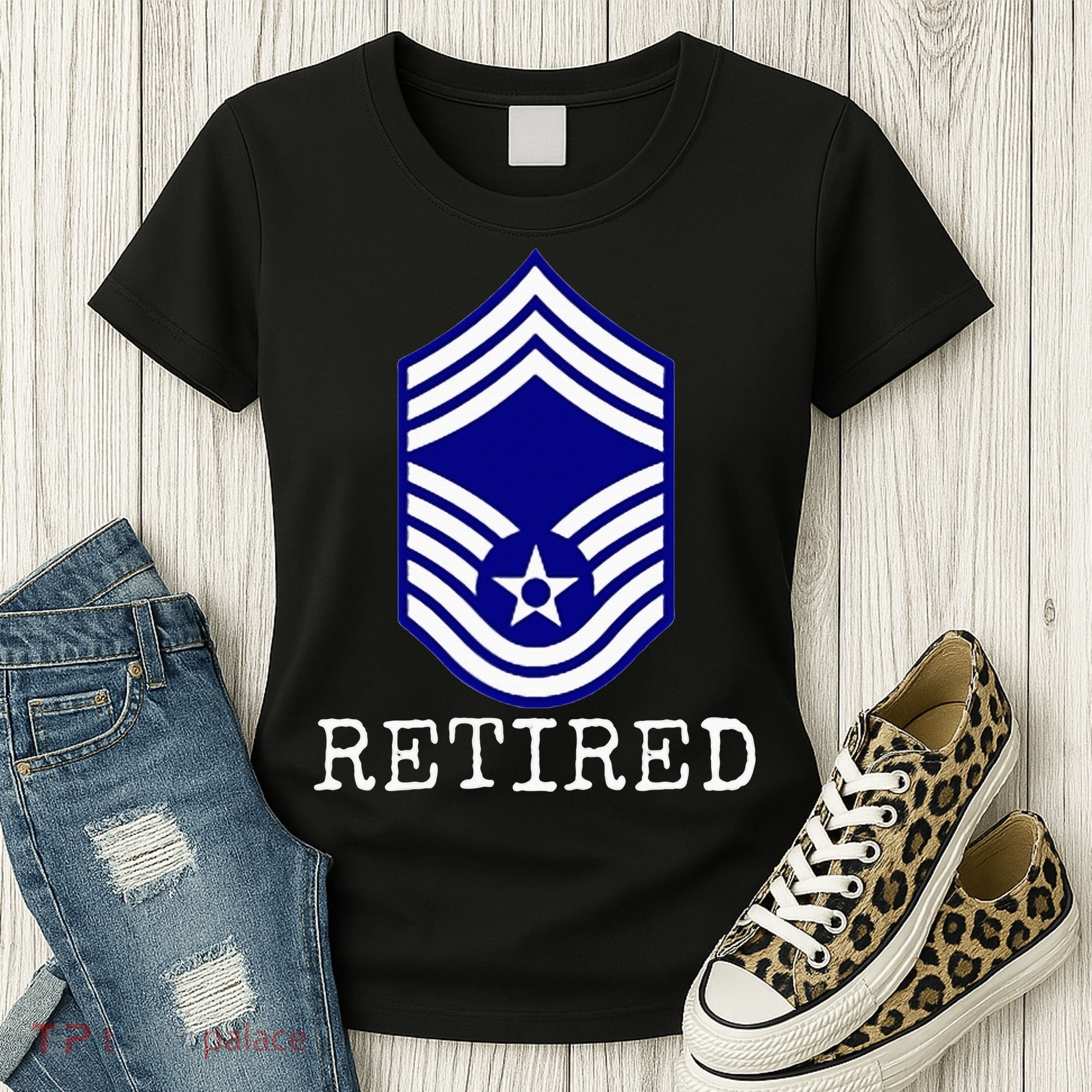 Retired E9 Chief Master Sergeant Women's T-Shirt