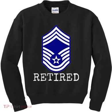 Retired E9 Chief Master Sergeant Kids Sweatshirt