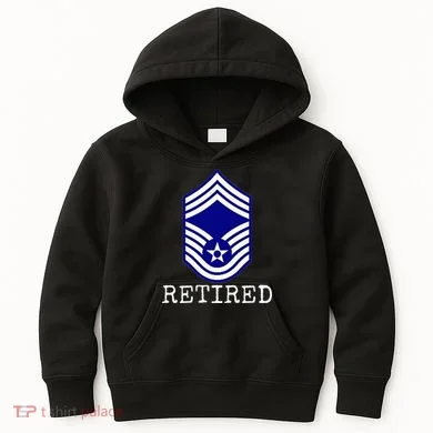 Retired E9 Chief Master Sergeant Kids Hoodie