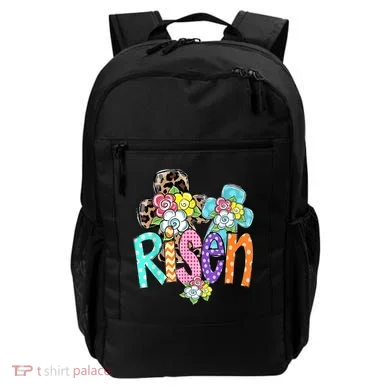 Risen Easter Cross Colorful Backpack