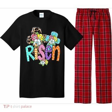 Risen Easter Cross Colorful Pajama Set