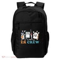 Retro Er Crew Emergency Room Funny Er Ed Nurse Tech Gift Backpack thumb 0