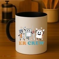 Retro Er Crew Emergency Room Funny Er Ed Nurse Tech Gift Coffee Mug thumb 4