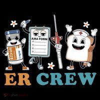 Retro Er Crew Emergency Room Funny Er Ed Nurse Tech Gift Women's Hoodie thumb 2