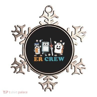 Retro Er Crew Emergency Room Funny Er Ed Nurse Tech Gift Ornament