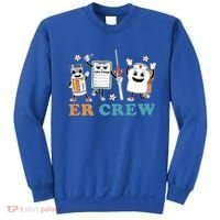Retro Er Crew Emergency Room Funny Er Ed Nurse Tech Gift Sweatshirt thumb 0