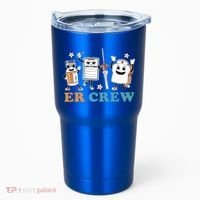 Retro Er Crew Emergency Room Funny Er Ed Nurse Tech Gift Tumbler thumb 0