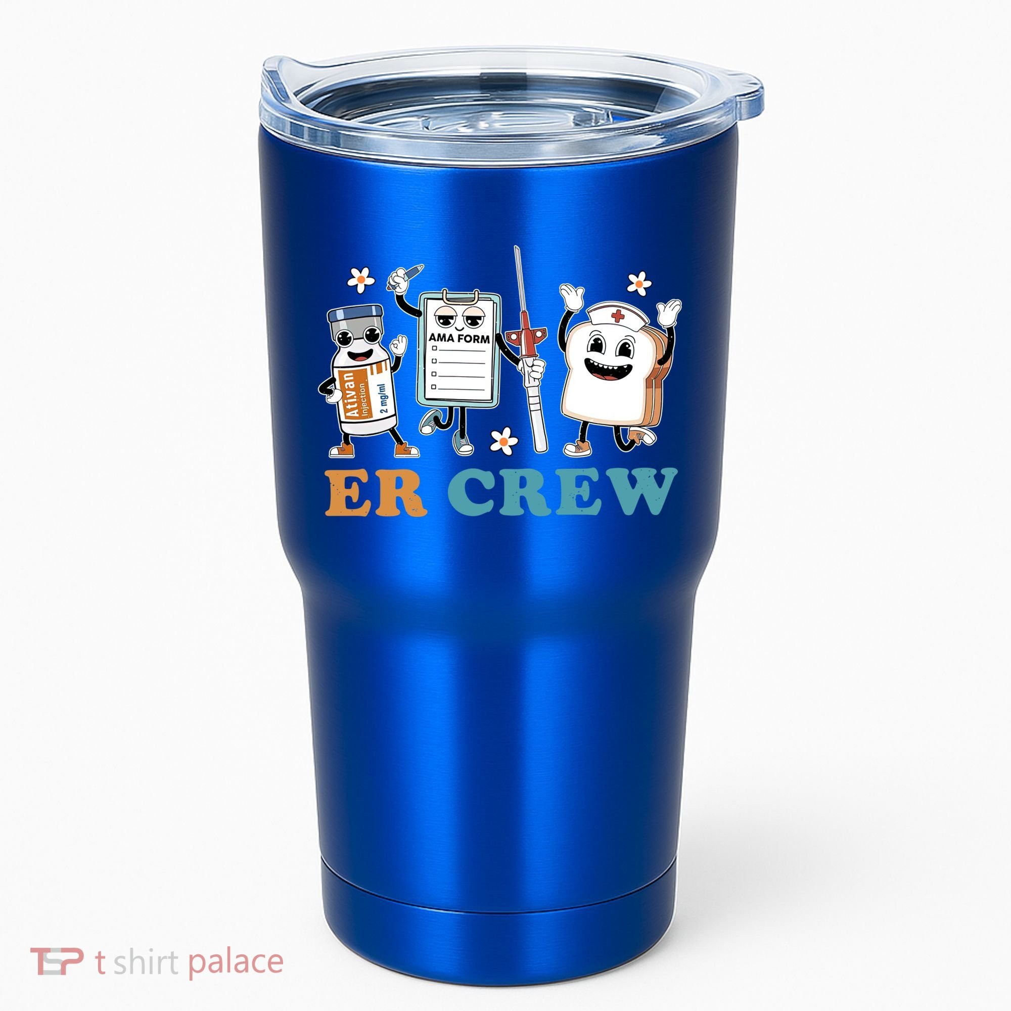 Retro Er Crew Emergency Room Funny Er Ed Nurse Tech Gift Tumbler